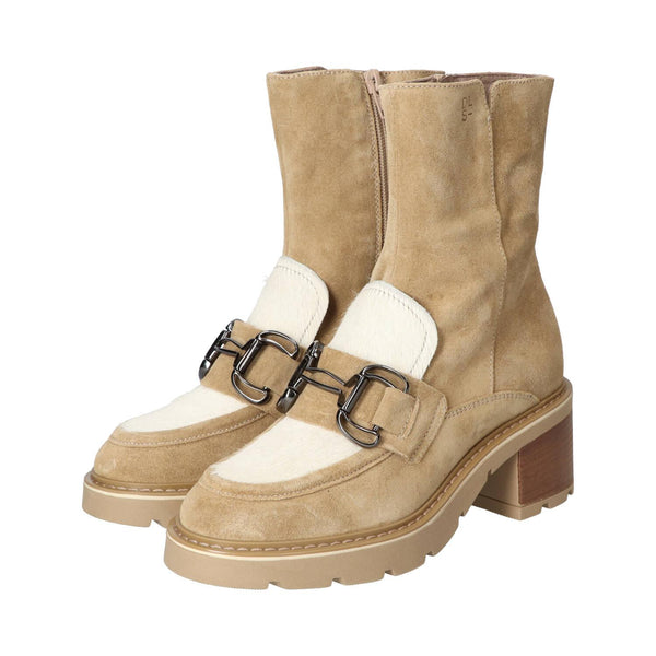 Bottines, Beige Clair