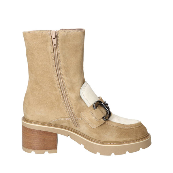 Bottines, Beige Clair