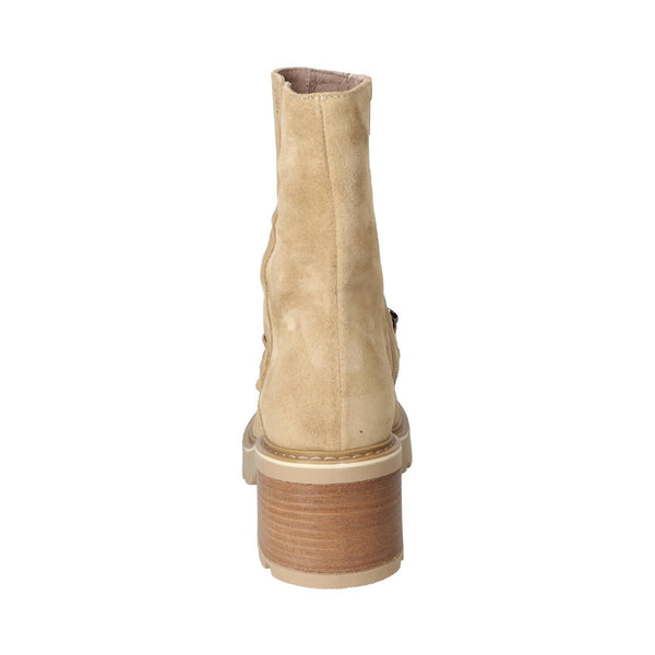 Bottines, Beige Clair