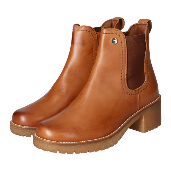 Booties, Cognac