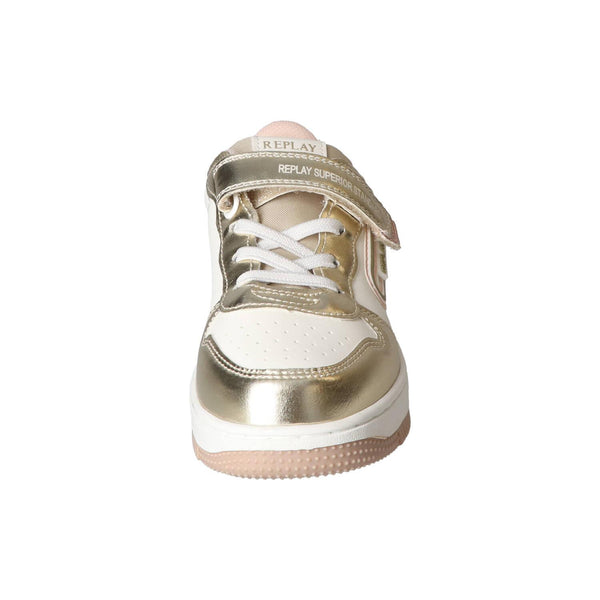 Sneakers Velcro, Goud