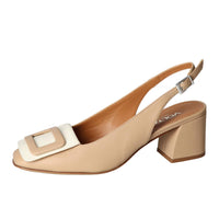 Slingback, Lichtbeige