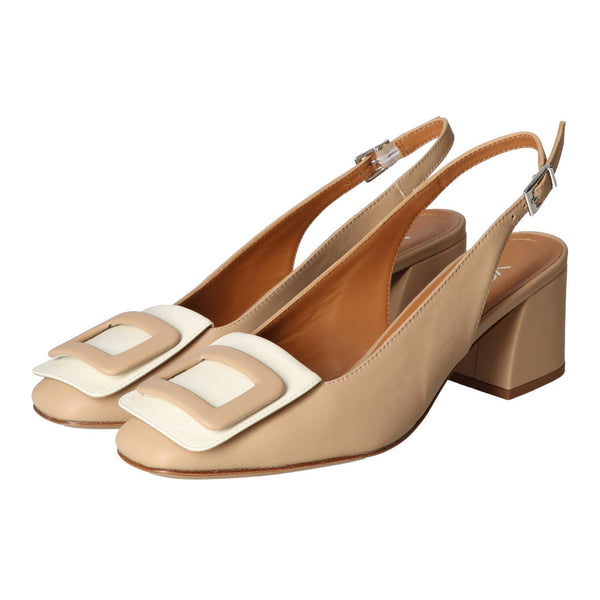 Slingback, Lichtbeige