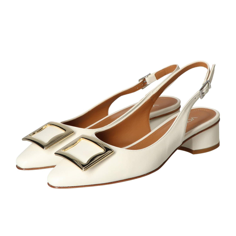 Slingback, Off White