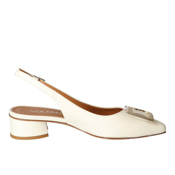 Slingback, Off White