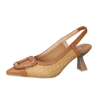 Slingback, Cognac