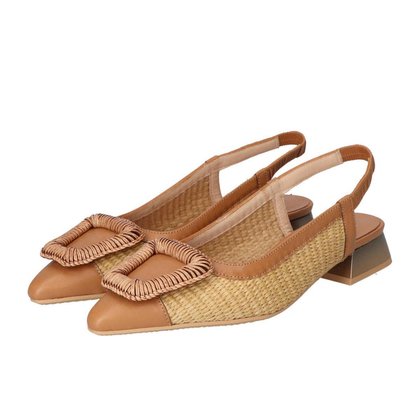 Slingback, Cognac