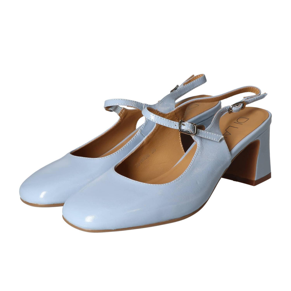 Slingback, Lichtblauw