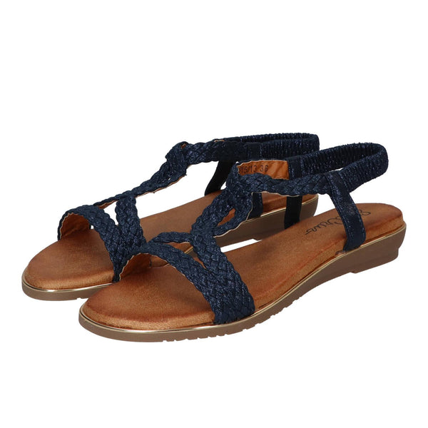 Sandalen, Blauw